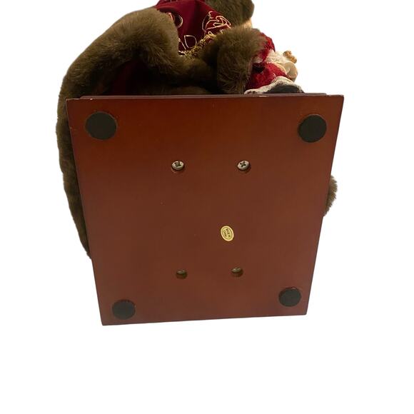 NIB GRANDEUR NOEL 16" Fabric Santa Claus VTG 2001 Christmas Toys Collector's Ed. - Picture 15 of 16